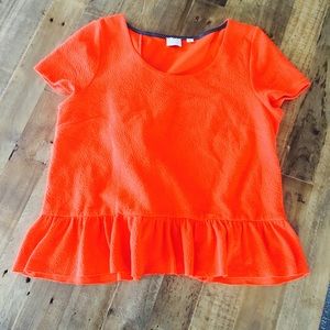 Anthropologie Peplum Top